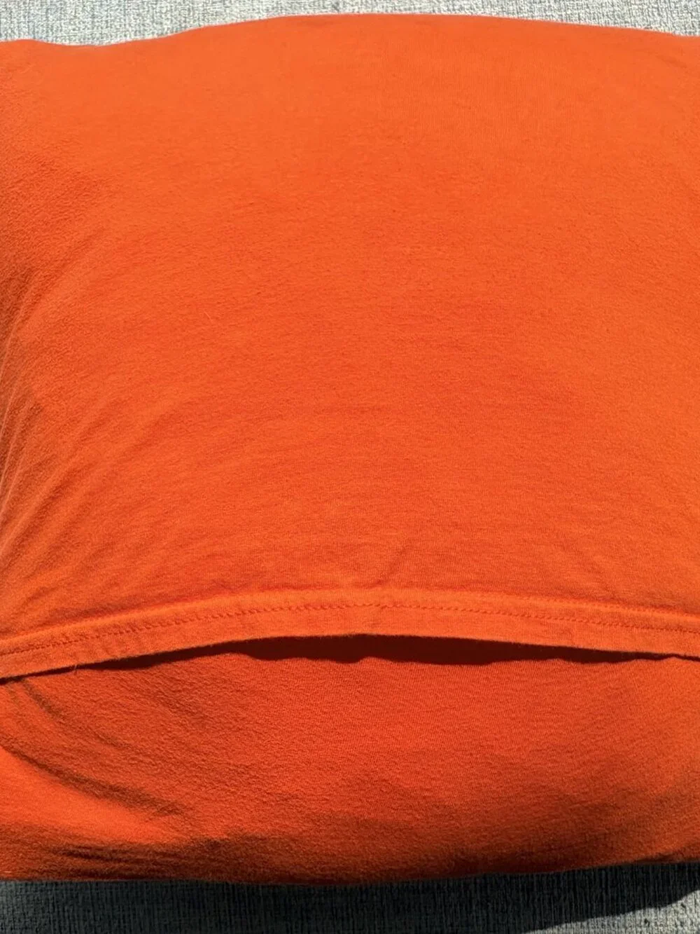 University of Illinois Fighting Illini reworked t-shirt throw pillow cover only